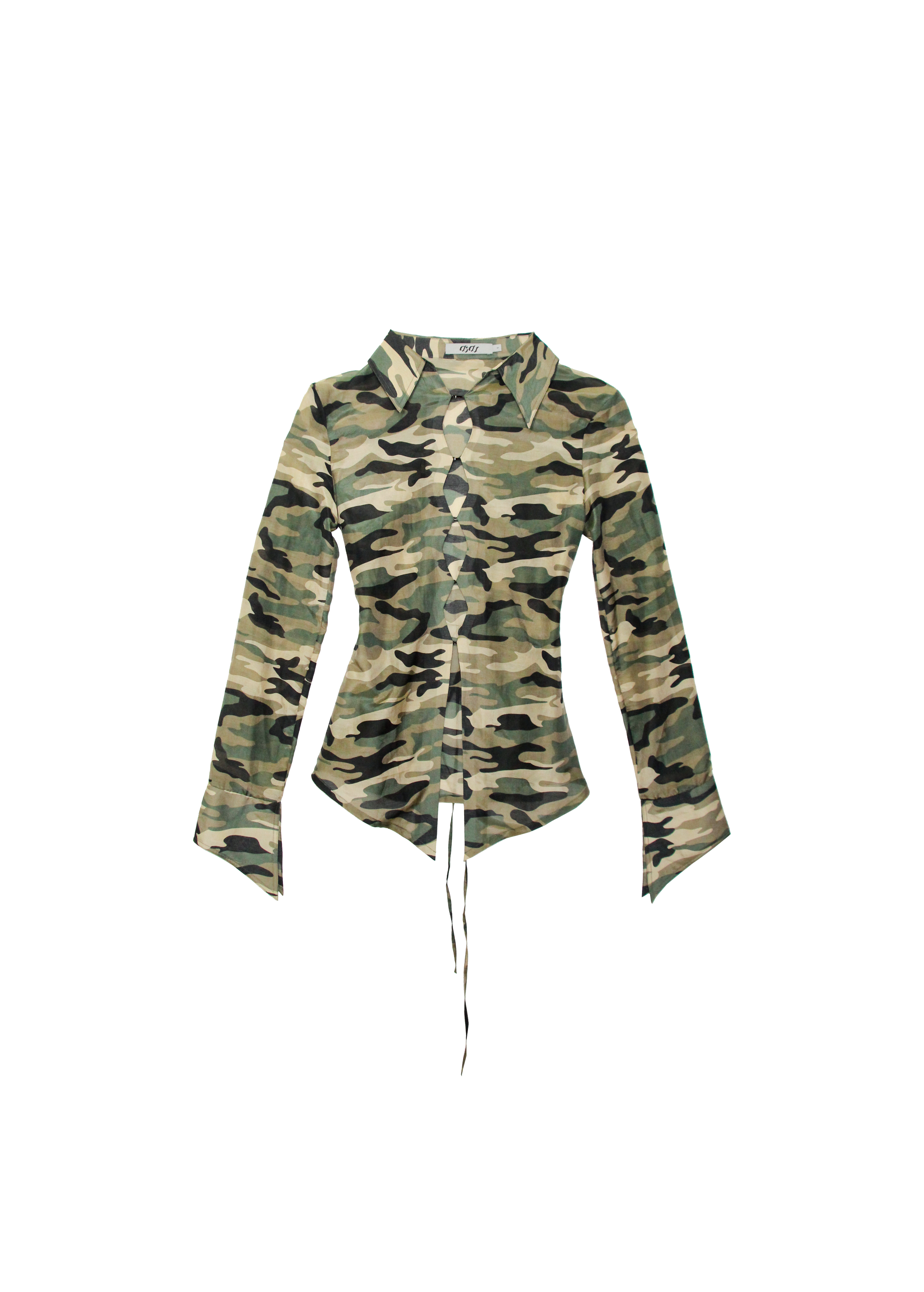 Camo Regular Silk Shirt - Luxury Shirts - Ready to Wear