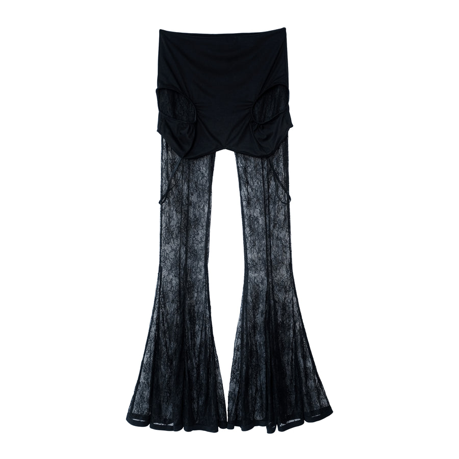 LACE FLARE PANTS