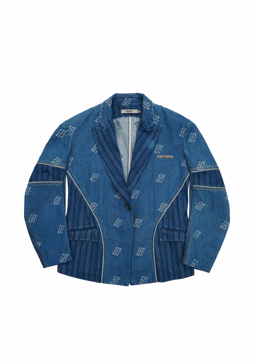 MONOGRAM DENIM JACKET