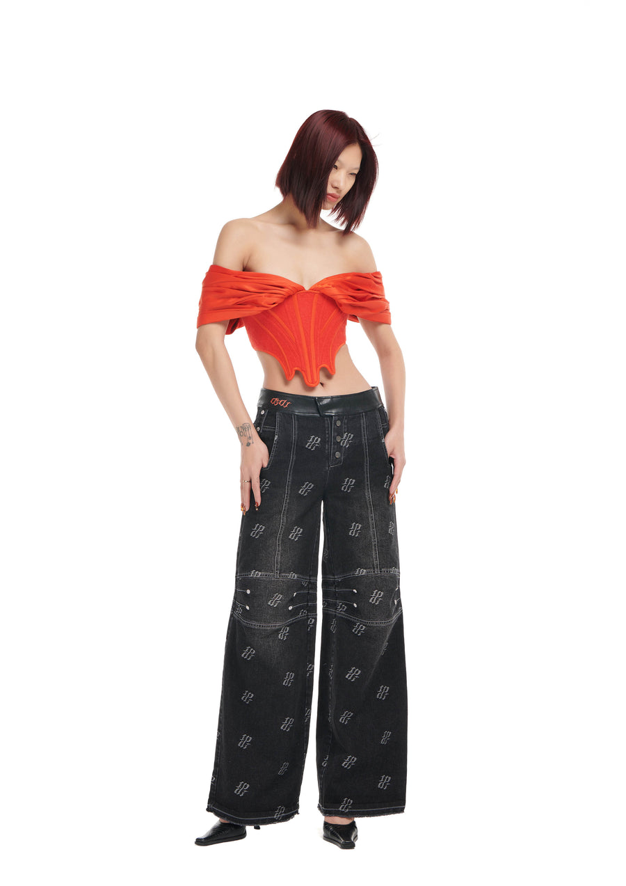 OFF-SHOULDER LINECUT CORSET