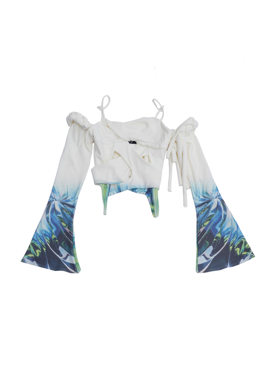 OFF SHOULDER PRINT TOP DIDU off-shoulder-print-top-didu