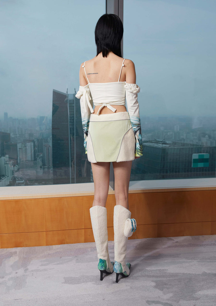 FLEECE MINI SKIRT