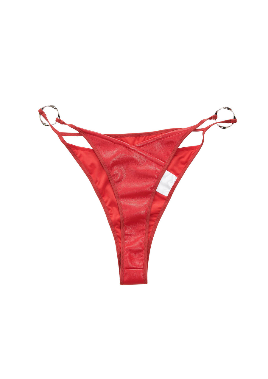 LEATHER CUT UNDERPANTS